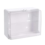 Amazon Basics Papiertuchspender, V-Falz kompatibel, Weiß, 27 x 14.5 x 21.5 cm (Früher Marke AmazonCommercial)