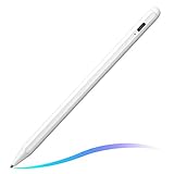 Stylus Stift für iPad mit Palm Rejection, Active Pencil Kompatibel mit (2018-2022) Apple iPad 10./9./8./7./6. Gen, iPad Air 5./4./3. Gen, iPad Pro 11 & 12,9 Zoll, iPad Mini 6./5. Gen