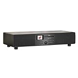 Block Symphonie HiFi Soundbar - 80W RMS mit Subwoofer - Spotify Connect & Deezer - DAB+/UKW/Internetradio 30.000 Sender - Bluetooth Sender/Empfänger - CD & USB - Wireless Charging (Schwarz)