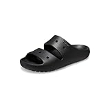 Crocs Unisex Erwachsene Classic Sandal v2 Sandalen, Black, 42/43 EU
