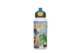Mepal - Trinkflasche Pop-up Campus - Wasserflasche - Auslaufsichere Flasche für die Schule - Wiederverwendbar - BPA-frei und Spülmaschinenfest - 400 ml - Hot Wheels