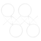 COHEALI Verlängerungsschlauch für Schaumdichtmittel 4 Stück Kunststoffrohre 3 Meter für Hausrenovierung und Fensterabdichtung