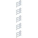 Kisangel 5 Sätze Achsfeststellschlüssel Reparaturset Fahrrad Bike Tool Set Werkzeug Gestell Hebel Reparaturschlüssel Für Mountainbikes Ringschlüssel 45# Kohlenstoffstahl Silver 3 Stück * 5