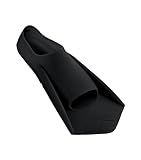 arena Powerfin Schwimmflossen, Trainingsflossen für Erwachsene, 100% Silikon, Bequeme und Kurze Schwimmflossen, 41 - 42, Black-Silver (51)