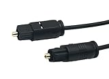 Digital Toslink Optical Audio Kabel kompatibel für Samsung GQ50LS01BHU The Serif QLED TV 50 Zoll