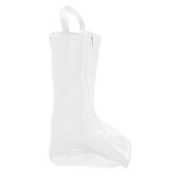 iplusmile Wiederverwendbare Stiefel Aufbewahrungstasche aus leichtem PVC staubdicht transparent großformatig 28X20X48 cm Reisestiefel Beutel für hohe Leder und Reitstiefel Schuhbeutel