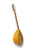 Saz Baglama Kurzhals Baglama Kisa Sap Saz mit Tasche, Saiten Satz und Plektrum/Starter Set