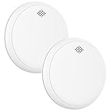 Aroha Safety Pro Kombination Rauchmelder und Kohlenmonoxid Melder Sleep Line - 10 Jahre Batterie - Kombinationsmelder, CO Melder & Feuermelder - 2 Set