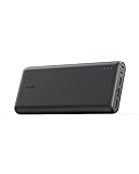 Anker 337 Powerbank (PowerCore 26K) 26800mAh Power Bank Externer Akku mit Dual Input Ladeport, Schnell Wiederaufladbar, 3 USB Ports für iPhone XR/XS/X / 8/7, iPad, Samsung Galaxy, und mehr