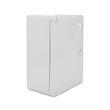 ELS Elektrotechnika Schaltschrank Industriegehäuse IP65 verzinkter Montageplatte Verriegelung Tür mit umlaufender Dichtung Wandgehäuse Gehäuse Leergehäuse ABS Kunststoff leer Schrank 270x350x160