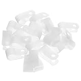 SHINEOFI 1000 Stück Kabelfixierclip Drahtklemmen Kabelklemmen für Wandkabel Befestigungsclips für Befestigungskabel Wanddrahtklammern Drahtbefestigungsclips Plastik Weiß