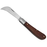 Outdoor Garden Knife Multifunktionale Okuliermesser,Outdoors Professionelles Okuliermesser,Edelstahl Klappgarten Knospungs Messer zum Pfropfen,Multi Schneidewerkzeug für Jäten,Pfropfen,1 Stück