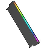 Koolenry Speichermodul Kühler 5V 3Pin Argb Aura Synchronisation Aluminiumlegierung Wärme Spreizer Kühler Schwarz
