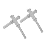 BESTonZON 2 Paar Schaukelpferd Griffe aus Robustem Kunststoff mit Schraubgewinde Ergonomisch Geformt für Sicheren Halt rutschfest und Einfach zu Montieren Passendes Zubehör für