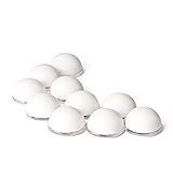 LouMaxx Türstopper Wand selbstklebend Ø 22mm - 10er Set weiß Wandstopper selbstklebend - Türpuffer Wand – Wandpuffer selbstklebend zum Schutz ihrer Wände und Zimmertüren