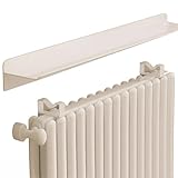 Heizkörperregalabdeckung aus Metall – Schweberegal für Heizkörper, modernes platzsparendes Lagerregal, stabiles Design, ideal für Heimdekoration