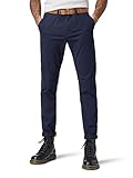 TOM TAILOR Denim Herren Slim Fit Chino Hose mit Gürtel