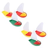 Toyvian 6St Strandsegeln Wassertisch Spielzeug Minispielzeug Kinder Mini-Spielzeug Badespielzeug für Kinder Segelboot Spielzeug Schwimmbad-Segelboot-Spielzeug Strandsegelspielzeug Baby