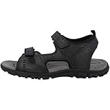 Geox Herren Uomo Sandal Strada A Sandalen 42 EU Schwarz