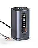 Baseus Docking Station Spacemate Series 11-in-1 Docking Station 3 Monitors with 2 x HDMI 1 x DP 4K @ 60Hz, 3 x USB-A/C 10 Gbps, 1 Gbps Ethernet, 100 W PD, Compatible with Laptop