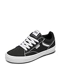 Vans Seldan Herren Sneaker, Canvas Black White, 45 EU