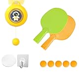 Tischtennis-Trainer-Set, Hängendes Tischtennis, Tischtennis Trainer Kinder, Indoor-Tischtennis für Kinder, Hänge Ping Pong Ball Set, Kein Tisch Erforderlich, An Einem Türrahmen Hängend