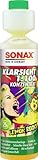 SONAX KlarSicht 1:100 Konzentrat Lemon Rocks (250 ml) Scheibenreiniger beseitigt sekundenschnell Insekten, Schmutz, Blend- & Schmierfilme | Art-Nr. 03701410