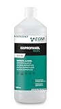 EQM SOLUCIONES QUIMICAS | ECO-301 | Isopropanol Isopropylalkohol 99.9% | 1L | Reinigung von elektronischen Bauteilen, Linsen und Bildschirmen | Reinigung von Harzen im 3D-Druck