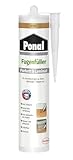 Ponal Parkett & Laminat Fugenfüller Eiche, elastische Fugenmasse für Anschluss- und Dehnungsfugen, lösemittel-, wasser- und silikonfreie Dichtmasse, 1x280ml Kartusche
