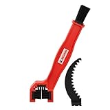 NIGRIN Bike Care Kettenreinigungsbürste 3in1, Multi-Reinigungstool, zum Reinigen von Ketten, Ritzel, Kettenschaltungen, einfach umsteckbar schwarz, rot 1 Stück