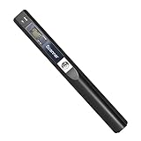 Bisofice Dokumentenscanner Portable Scanner A4 Buchscanner, Handheld-Stab Drahtloser Scanner, 900 DPI, JPG/PDF Formate, LCD-Display, mit Schutzhülle für Geschäftsdokumente/Quittungen/Bücher/Bilder