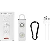 beesayfe 2.0 Taschenalarm，Tragbares Selbstverteidigungsgerät mit einem 130-Dezibel-Alarm und LED-Licht, geeignet für Kinder, ältere Menschen und Nachtschichtarbeiter