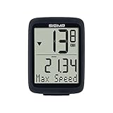 SIGMA BC 10.0 WL | kabelloser Fahrradcomputer mit zahlreichen Funktionen | Bike Computer für höchste Ansprüche | leicht bedienbar mit großen Tasten und Einer übersichtlichen Darstellung