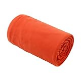 Amagogo Fleece-Schlafsack-Liner, Decken-Liner, Leichter Warmer Schlafsack, Thermisch für Outdoor-Aktivitäten, Jagd, Wandern, Hotel, Orange