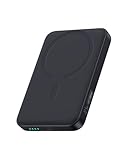 Baseus Enerfill MagSafe Powerbank 10000mAh 22.5W Magnetische Power Bank USB C, Kabellose Externe Handyakkus Wireless Mini Powerbank Kompatibel mit iPhone 16/15/14/13/12/Pro/Pro Max Serie, Schwarz