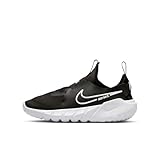 Nike Unisex Kinder Flex Runner 2 Sneaker, Black White Photo Blue University Gold, 38 EU