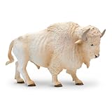 Safari Ltd. Weiße Büffel Figur - Naturgetreues 6' Modellfigur - Lernspielzeug für Jungen, Mädchen und Kinder ab 3 Jahren
