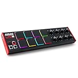 AKAI Professional LPD8 – USB MIDI Controller mit 8 responsiven MPC Drum Pads für Mac und PC, 8 zuweisbaren Drehreglern und Musikproduktionssoftware