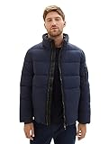 TOM TAILOR Herren 1037336 Puffer-Jacke mit Abnehmbarer...