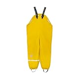 Celavi Kinder Unisex Regen-Latzhose,gelb, 120 cm (6 Jahre)