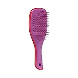 Tangle Teezer Mini, ultimative Detangler Haarbürste, sanft zu nassem Haar, Borsten auf 2 Ebenen und komfortabler Griff, ideal für Kinder und Reisen, reduziert Knoten und Haarbruch, Farbe: Morello