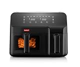 MELIOR Air Fryer L, 2 compartment 5.1 L & 3.2 L, 2700 W
