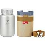 Keith Titanium Trinkflasche mit Bajonettverschluss – Ti3036 – 1.2LTitan-Trinkflasche für Wasser, Tee & Kaffee – Wiederverwendbare Outdoor-Trinkflasche für Camping, Wandern & Reisen (23.3x10.5x10.5)