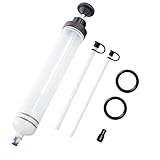 LEMOTO Ölabsaugspritze 500mL Ölspritze |Ölabsaugpistole,Handpumpe,Flüssigkeitsabsauger und Füllpumpe,Geeignet für Bremsflüssigkeit,Getriebeöle,Kühlmittel,Motor,Ölabsauger Umfüllpumpe
