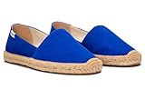 Soludos Original Espadrille - Schuhe für Damen - Rundes Zehendesign - Jute-Außensohle - Leinen-Fersenpolster - Jute-Einlegesohle, Blau (French Blue), 35.5 EU