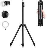 ULANZI TT43 190cm Lichtstativ Aluminium, Reversible Fotografie Licht Stand Lampenstativ Umkehrbares Tragbares Kamera Stativ, Max. 6kg Traglast, 1/4' Schraube, für Studio Ringlicht Blitzlicht Softbox
