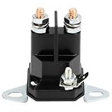 QWORK® Magnetschalter, Anlasserrelais Starterrelais für Rasenmäher, Kompatibel mit Ariens, Bolens, Dynamark, MTD, Murray, Snapper & Wheel Horse