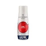 SodaStream Sirup Cola ohne Zucker, 1x Flasche ergibt 9 Liter Fertiggetränk, Sekundenschnell zubereitet und immer frisch, 440 ml