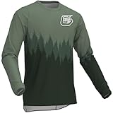 HULG Herren-Mountainbike-Trikot, Herren-Radtrikot,...