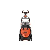 Black+Decker Elektro-Rasenmäher mit EasySteer Lenkgriff (1.800W, 42cm Schnittbreite, 6-fach Höhenverstellung, 50l Grasfangbehälter, ideal für große Gärten) BEMW481ES